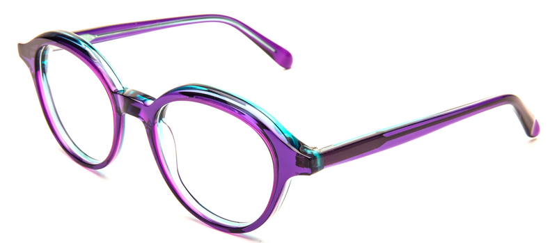 Bevel Green lattices Eyeglasses