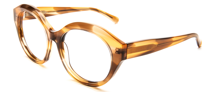 Bevel Macchiato Eyeglasses